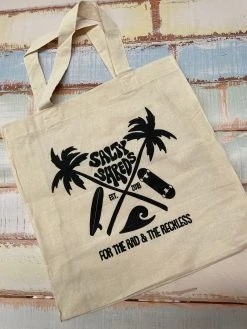 Salty Shreds ' Rad & Reckless' Eco Cotton Bag