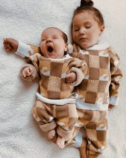 Salty Shreds Sunshine & Swells Checkerboard Knit Pant -Salty Shreds Shop image 004c13a5 dce8 4236 ae5d efd3fed7a06f 1