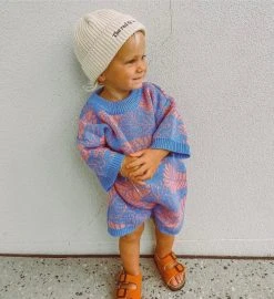 Salty Shreds Salty Wave Sandals- Rust