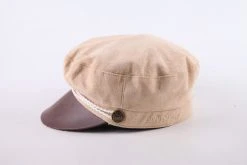 Salty Shreds Sailor Cap - Sandy Suede -Salty Shreds Shop image 0318a139 ba6d 4a76 aa8c 8ac0eaab163d