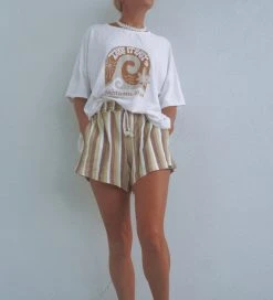 Salty Shreds My Sisters Keeper Organic 70's Stripe Short - Ladies -Salty Shreds Shop image 06ff870d 89b6 4ab0 8cb4 dda7a1b72ec2 1