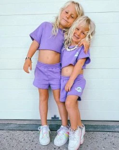 Salty Shreds SS Logo Summer Lounge Crop Tee - Girls -Salty Shreds Shop image 147310ff c29e 4013 b3d3 ef6cf5d48faa