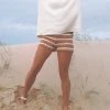Salty Shreds Coastal Striped Organic Knit Short - Ladies -Salty Shreds Shop image 1680f419 7eb3 4f48 9ff3 7f2e3098435e