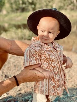 Salty Shreds Summer Dreamin Linen Button Shirt- Groms -Salty Shreds Shop image 1bc06a7f 497e 4297 b405 0a93984f07e5