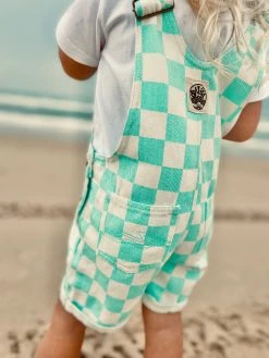 Salty Shreds Checkerboard Denim Overalls- Groms -Salty Shreds Shop image 21e7aa0a 2ac7 400b 87eb 62d0c3acf9ae