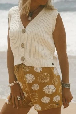 Salty Shreds Sandy Shells Knit Short - Ladies 4 Salty Shreds Sandy Shells Knit Short - Ladies -Salty Shreds Shop image 229644fc 4044 4dcf b73e 31998440cdb6