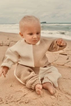 Salty Shreds Waffle Colour Block Lounge Pant -Salty Shreds Shop image 24267fe0 b4a5 42bd a646 fe705f539875