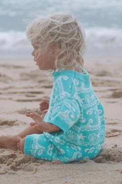 Salty Shreds Under The Sea Organic Knit Jumpsuit - Groms -Salty Shreds Shop image 255b5959 dbec 487b adce 8cbfd6371660