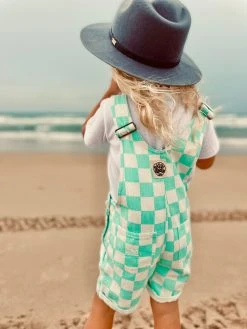 Salty Shreds Checkerboard Denim Overalls- Groms -Salty Shreds Shop image 2ce9daaa 1355 4e44 bb5b aeffdb57ed09 1