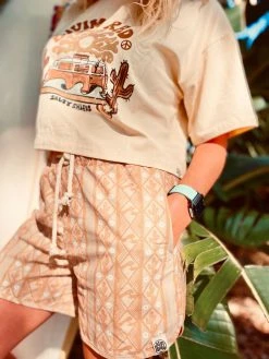 Salty Shreds Livin' Rad Ladies Crop Tee -Salty Shreds Shop image 2d575019 298d 40df 99ba df344f2c50b5