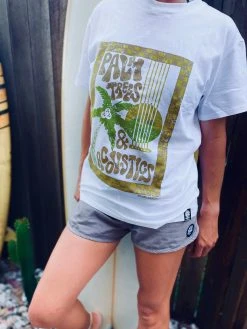 Salty Shreds Palm Trees & Acoustics Fade Out Ladies Tee -Salty Shreds Shop image 304c876c 20f1 4b09 a6c7 df111eb761d1