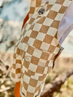 Salty Shreds Checkerboard Denim Overalls- Groms -Salty Shreds Shop image 39ec2ffe 2bd3 4961 b857 97286051da30 1