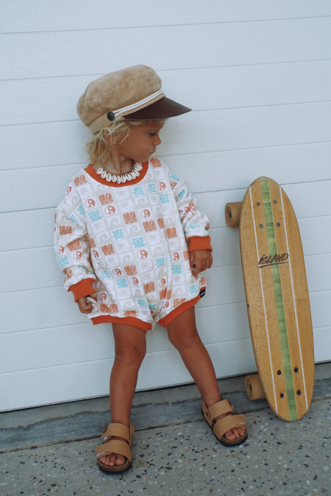 Salty Shreds SS Beach Club Retro French Terry L/s Jumpsuit 3 Salty Shreds SS Beach Club Retro French Terry L/s Jumpsuit