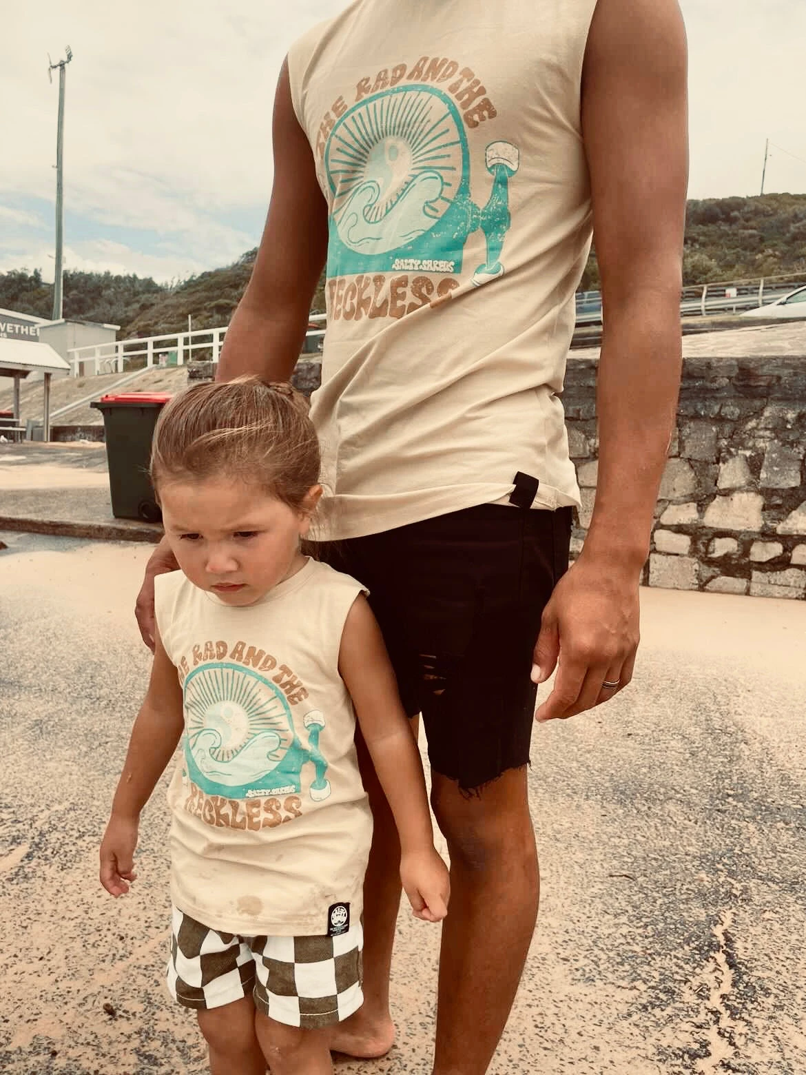 Salty Shreds The Rad & The Reckless Fade Out Groms Muscle Tank 5 Salty Shreds The Rad & The Reckless Fade Out Groms Muscle Tank - Image 3