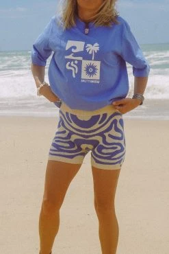 Salty Shreds Daily Grind Retro Loose Tee - Ladies