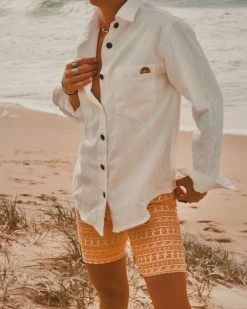 Salty Shreds Gone Rogue Denim Button Shirt