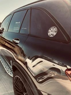Salty Shreds Car Sticker