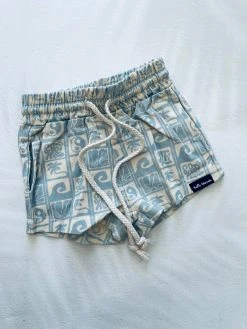 Salty Shreds SS Beach Club Patterned Twill Short - Retro Blue - Groms -Salty Shreds Shop image 53aa7e4e 4a92 48ab bbb2 54e14c013ebc