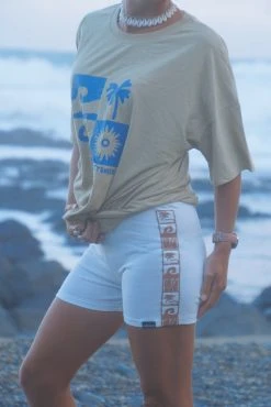 Salty Shreds SS Beach Club Ribbed Basic Bike Short - Ladies -Salty Shreds Shop image 54008a49 e01f 4dee bcd3 1b5158421176 1