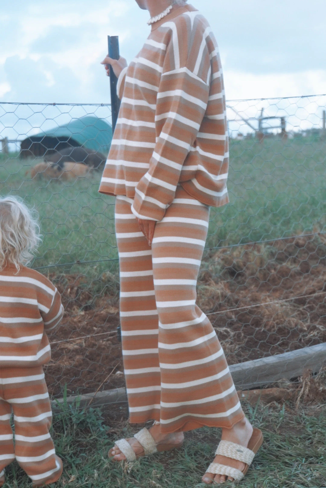 Coastal striped organic knit pullover - Ladies Salty Shreds Coastal Striped Organic Knit Pullover - Ladies -Salty Shreds Shop image 5679dc2e 16c3 4044 b8d6 b5df4917d236