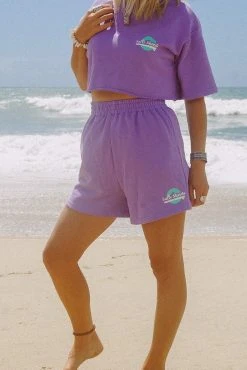 Salty Shreds SS Logo Summer Lounge Crop Tee - Ladies -Salty Shreds Shop image 6093de4a 8c84 41a9 8581 fae5e5e2a609