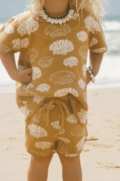 Salty Shreds Sandy Shells Knit Short - Groms -Salty Shreds Shop image 654c4265 f44f 47e9 9599 57c759681f34