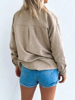 Salty Shreds Coastal Cord Button Shirt - Ladies -Salty Shreds Shop image 6ad35caa c6f6 446d 81e6 0f5198f0eb33