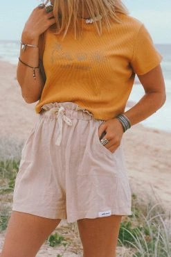 Salty Shreds Summer Essentials Ribbed Tee - Ladies