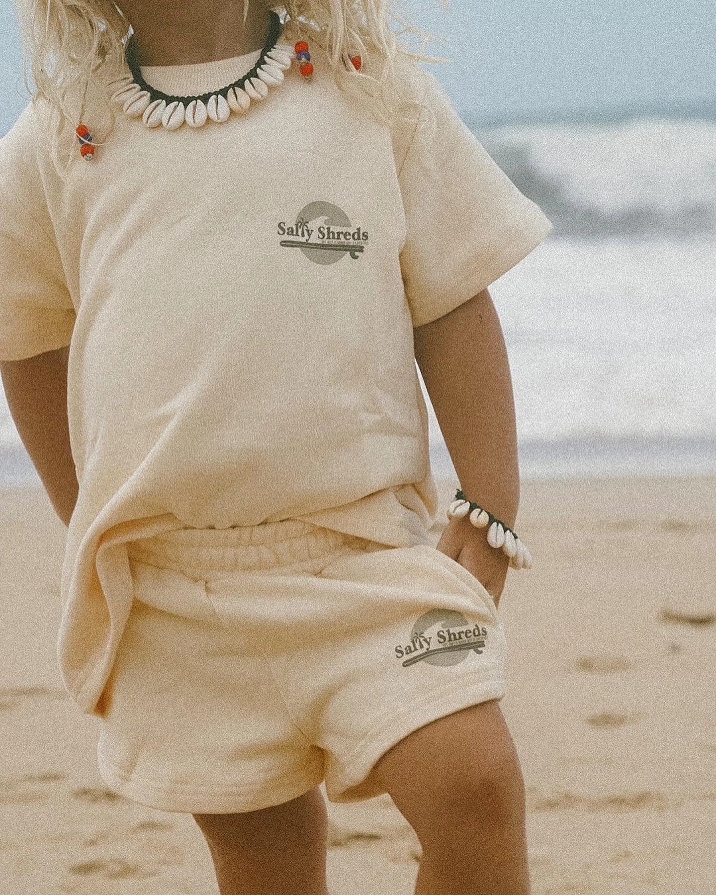 Salty Shreds SS Logo Summer Lounge Shorts - Groms 4 Salty Shreds SS Logo Summer Lounge Shorts - Groms - Image 3