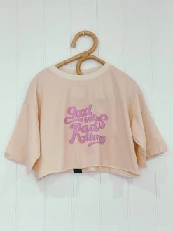 Salty Shreds Good Vibes, Rad Times Crop Tee - Ladies -Salty Shreds Shop image 6edf7104 9b15 493a a0f1 bb7c86697ac2