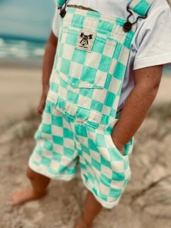 Salty Shreds Checkerboard Denim Overalls- Groms -Salty Shreds Shop image 6f3fedbb b28c 4063 9365 eacc0d558a38