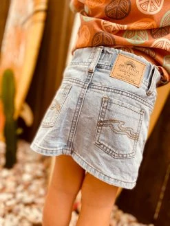 Salty Shreds Wave Rider Denim Skirt -Salty Shreds Shop image 700590b5 fca0 4bc8 9271 8baa2050816e