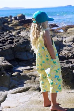 Salty Shreds Happy Dayz Beach Club Overall - Mellow Yellow - Groms -Salty Shreds Shop image 76691c5f 37f5 4d90 bd49 f1460bf811f5 1