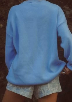 Salty Shreds SS Beach Club Patterned Twill Short - Retro Blue - Ladies -Salty Shreds Shop image 7992c089 67cc 4548 8386 cfe17e7ac016