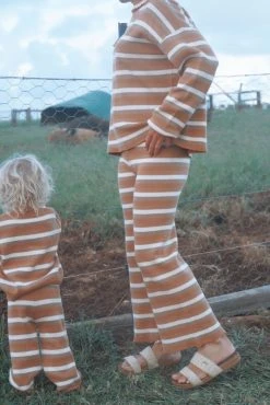 Salty Shreds Coastal Striped Organic Knit Pant - Ladies -Salty Shreds Shop image 7b233308 f8d9 4138 9856 fa78f2b60803 1