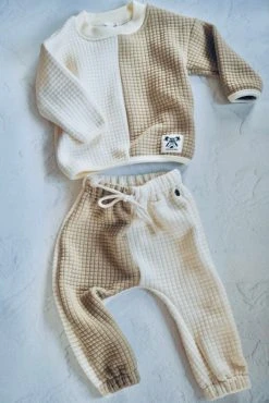 Salty Shreds Waffle Colour Block Lounge Pant -Salty Shreds Shop image 7bb1670f c1a4 416c 8de6 09e8ac67c484