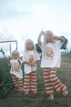 Salty Shreds Coastal Stripe Organic Knit Pant - Groms