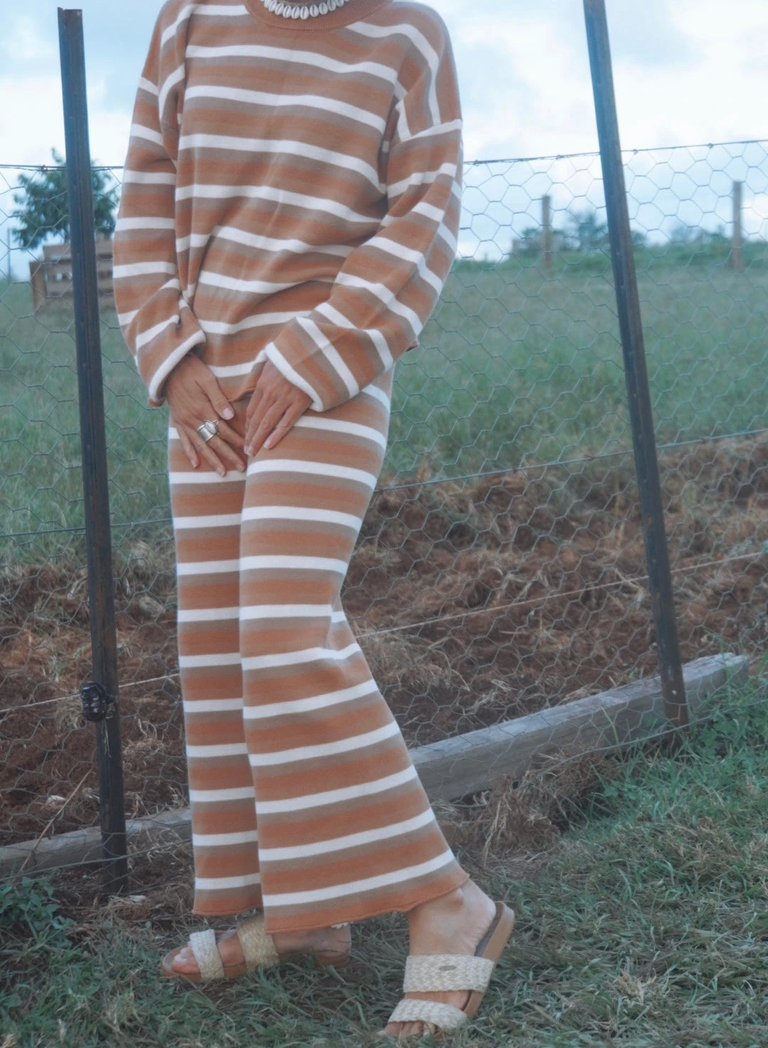 Coastal striped organic knit pullover - Ladies Salty Shreds Coastal Striped Organic Knit Pullover - Ladies -Salty Shreds Shop image 7f777a73 d176 4339 9094 4e502ffd8cc1