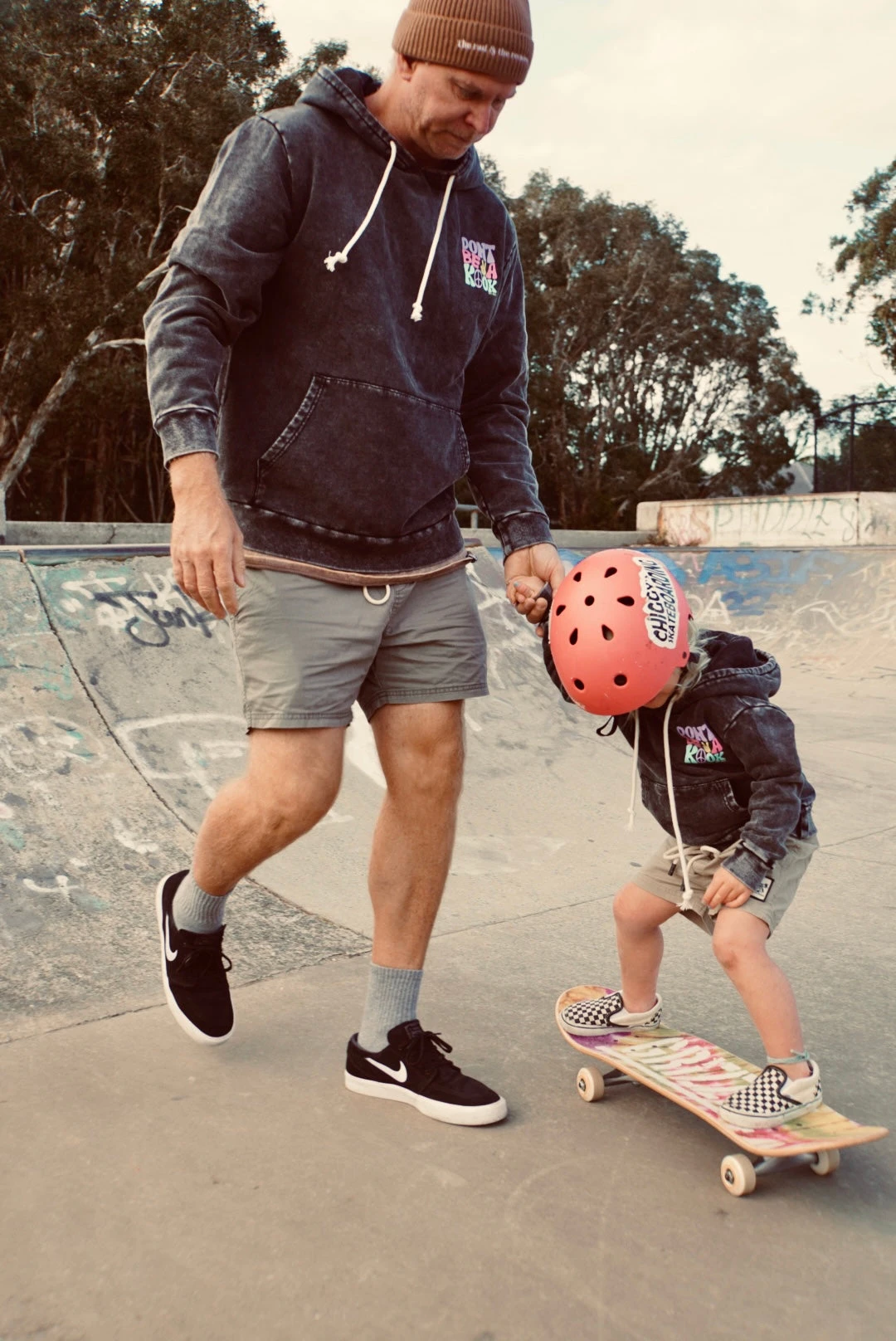 Salty Shreds Don't Be A Kook Acid Wash Black Mens Hoodie 6 Salty Shreds Don't Be A Kook Acid Wash Black Mens Hoodie - Image 4