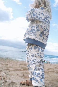 Salty Shreds Under The Sea French Terry Slouch Set - Retro Blue - Groms -Salty Shreds Shop image 850f6f03 6c2a 4145 8b01 ceb10f9e6fee