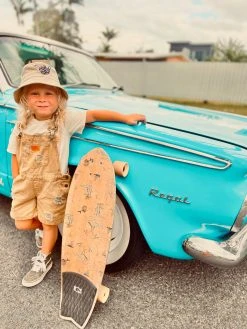 Salty Shreds ‘Stay Salty’ Shaka Stonewash Bucket Hat