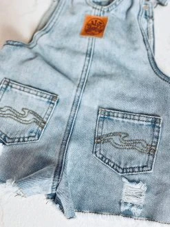 Salty Shreds Vintage Denim Wave Overalls - Groms -Salty Shreds Shop image 8e0dd788 1d05 4707 965a d6f920c79f11
