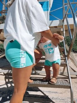 Salty Shreds SS Beach Club Ribbed Ocean Bike Short - Ladies -Salty Shreds Shop image 909c6720 77c8 40df b331 61214de3e21b