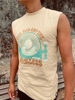 Salty Shreds The Rad & The Reckless Fade Out Mens Tank