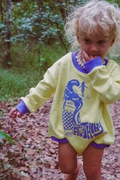 Salty Shreds Frothing Retro French Terry L/s Jumpsuit