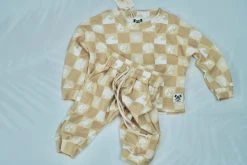 Salty Shreds Good Vibes Checkerboard Waffle Baggies -Salty Shreds Shop image 96d7db17 674d 4334 92d2 ae47906f5647