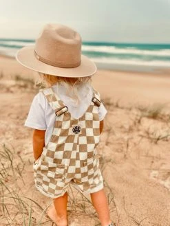 Salty Shreds Checkerboard Denim Overalls- Groms -Salty Shreds Shop image 9891c2b8 6150 4b78 8231 17f4d0e8ece7 1