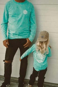 Salty Shreds Ride The Wave Acid Wash L/S Tee - Mens -Salty Shreds Shop image 98c7b0ff 1ca0 4f47 acf1 06e28af6a8ac