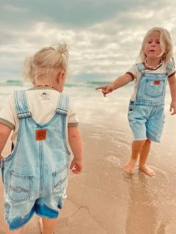 Salty Shreds Vintage Denim Wave Overalls - Groms -Salty Shreds Shop image 99813b60 1bcd 41a7 9140 728be49da1e2