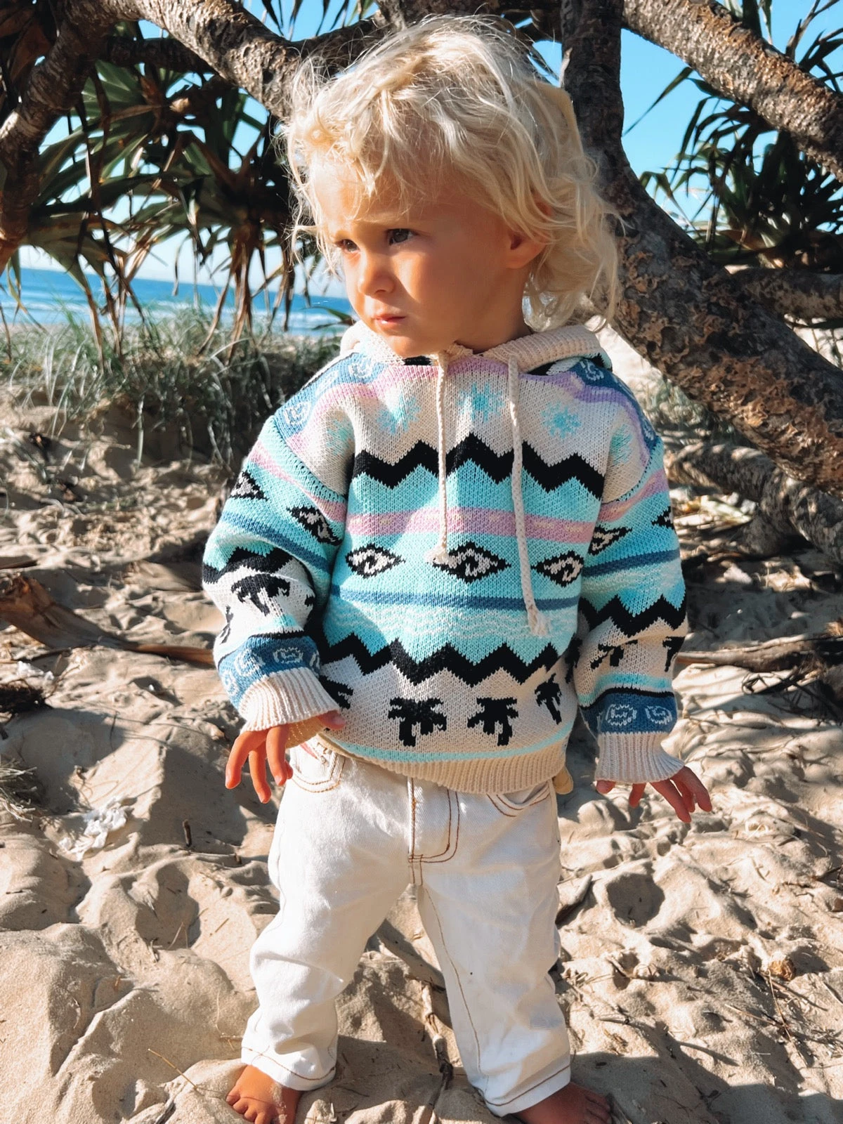 Surf wanderer tribal knit hoodie - groms - PRE ORDER Salty Shreds Surf Wanderer Tribal Knit Hoodie - Groms - PRE ORDER -Salty Shreds Shop image 9a7cec7b 0543 40d4 b75e d01c482bcffd 1